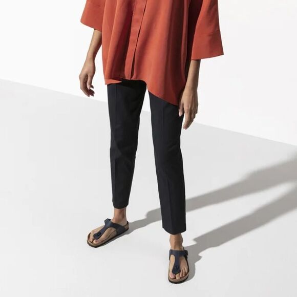 Birkenstock Gizeh Navy Blue Sandals - Picture 5 of 11